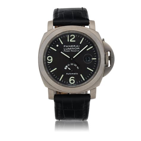 panerai luminor power reserve rubber strap